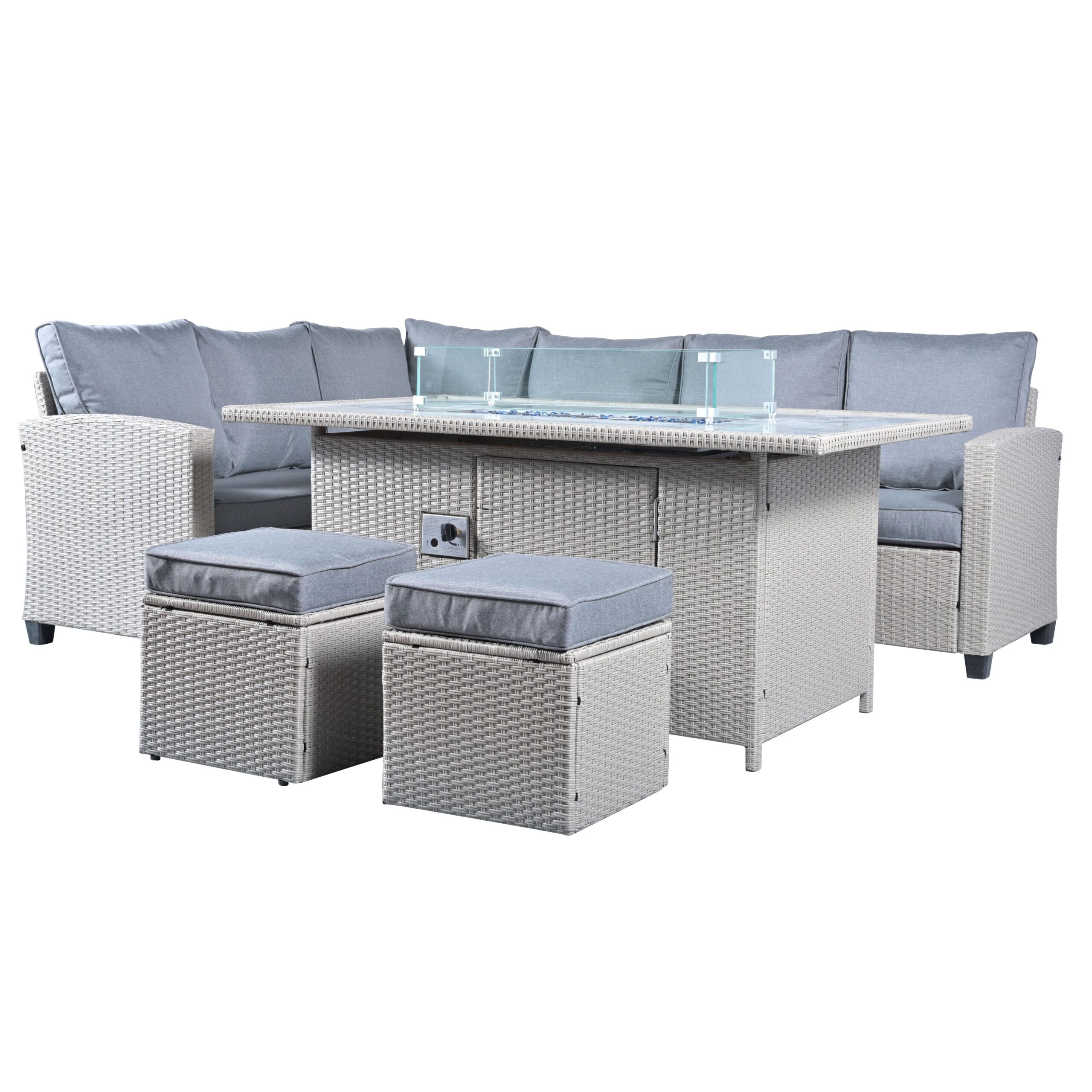 5060832774826_Juniper 8 Seat Corner Gas Firepit Rattan Dining Set - Light Grey (2)