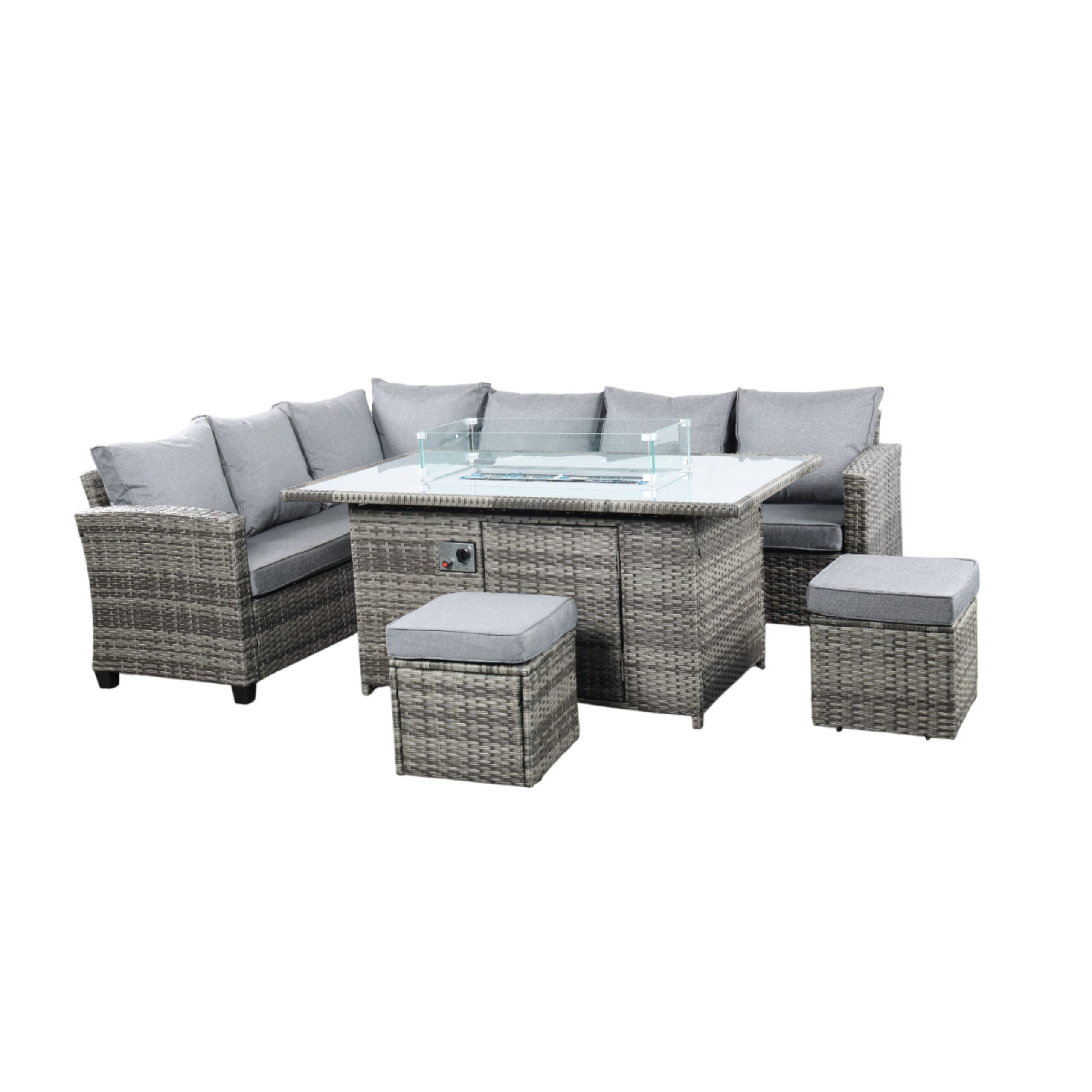 5060832774833_Juniper 8 Seat Corner Gas Firepit Rattan Dining Set - Mixed Grey (2)