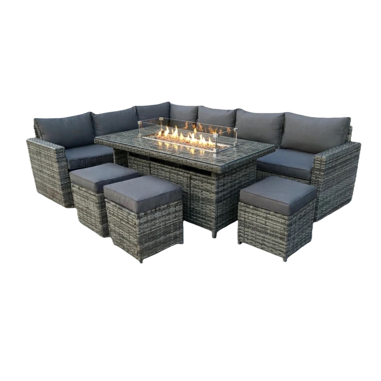 5060832774932_Rowan Grey 9 Seat Corner Fire Pit Rattan Dining Set (1)
