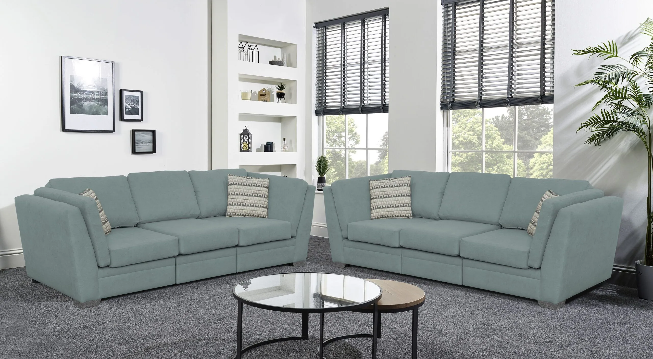 California 3+3 seater Venice Jade
