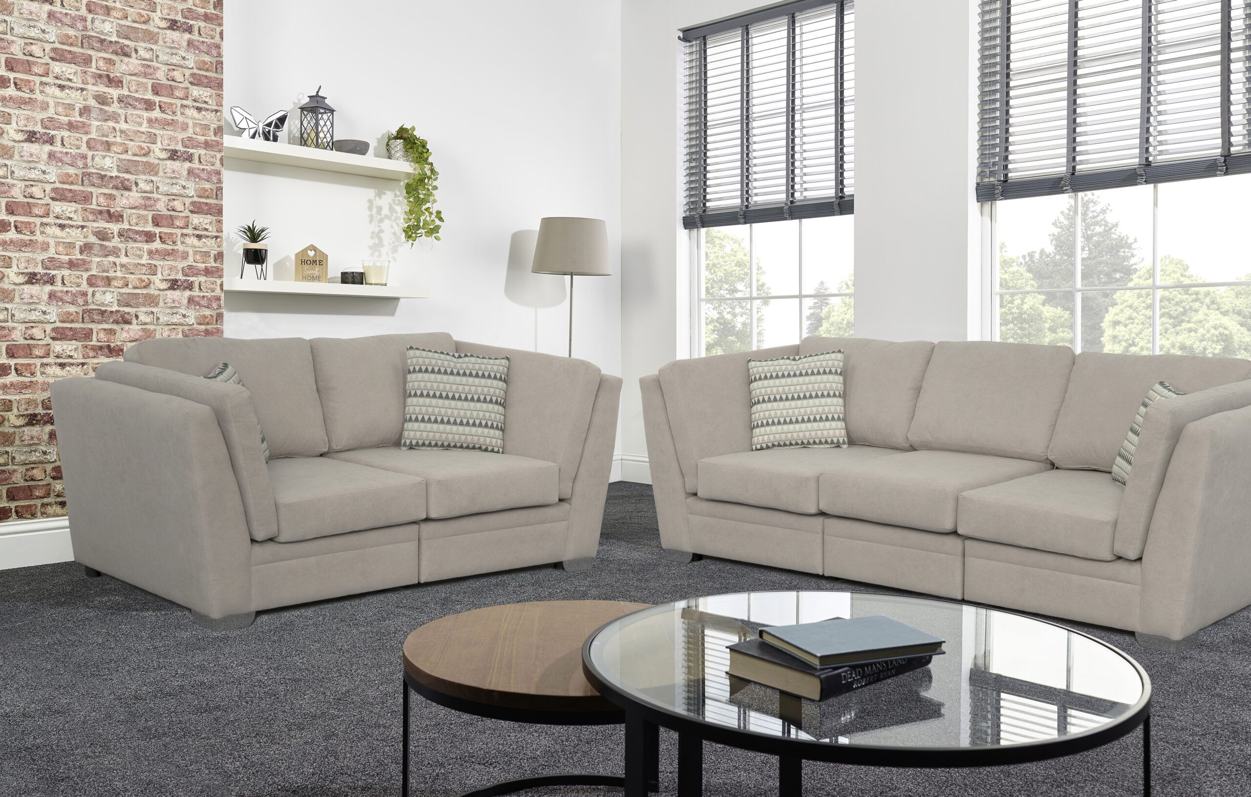 California 3+2 seater Venice Linen