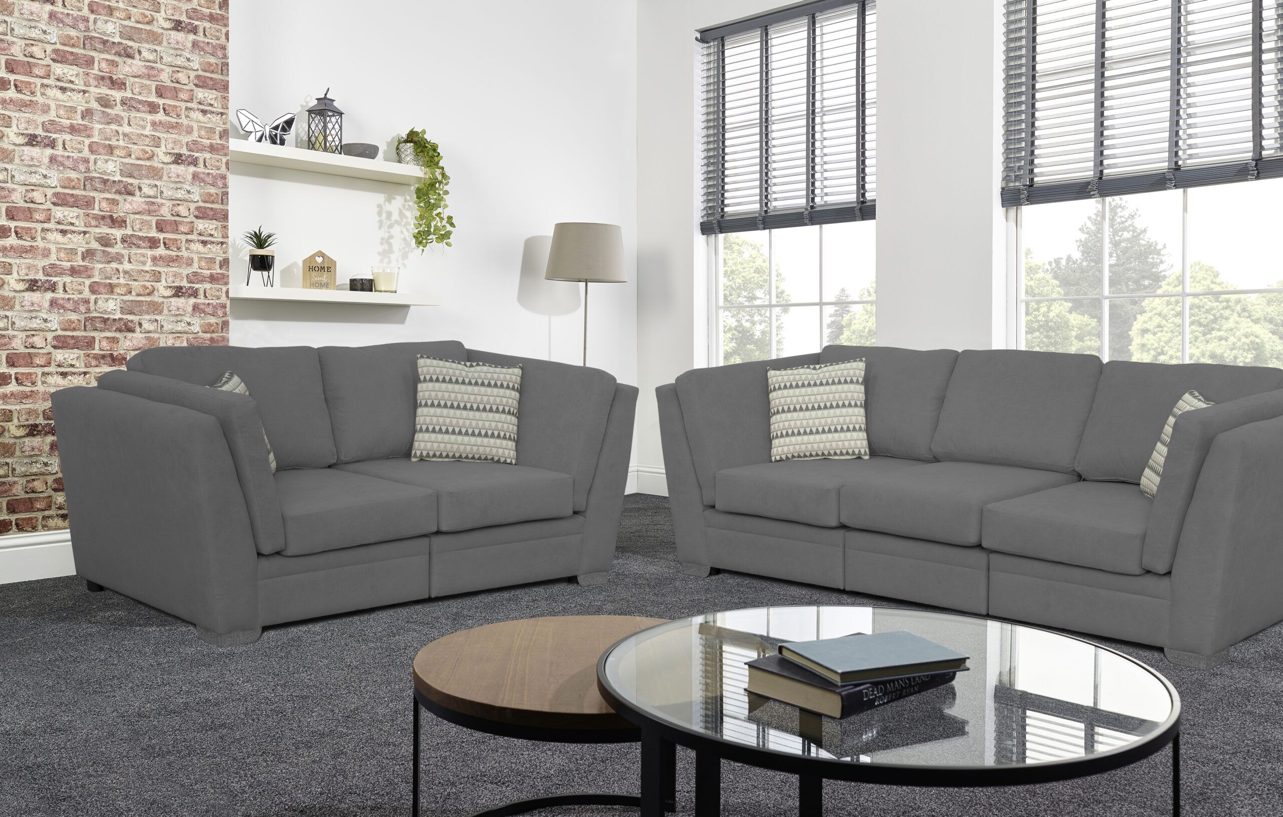 California 3+2 seater Venice Pewter