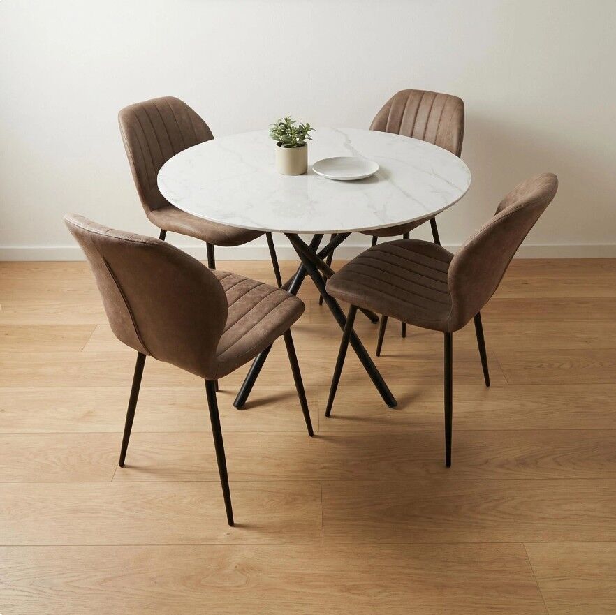 Wisteria Table with Bramble Chairs_Brown