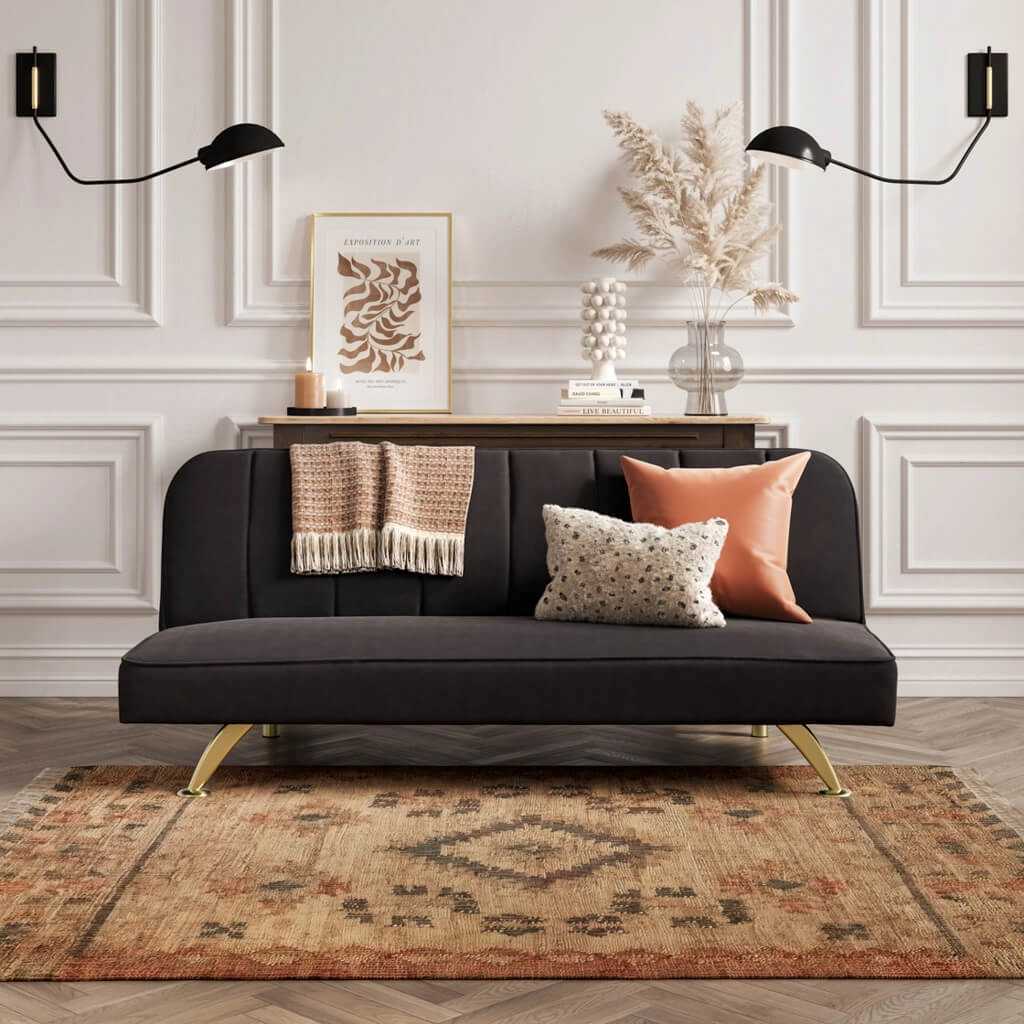 Burlington-Black-Sofa-Bed-LifeStyle