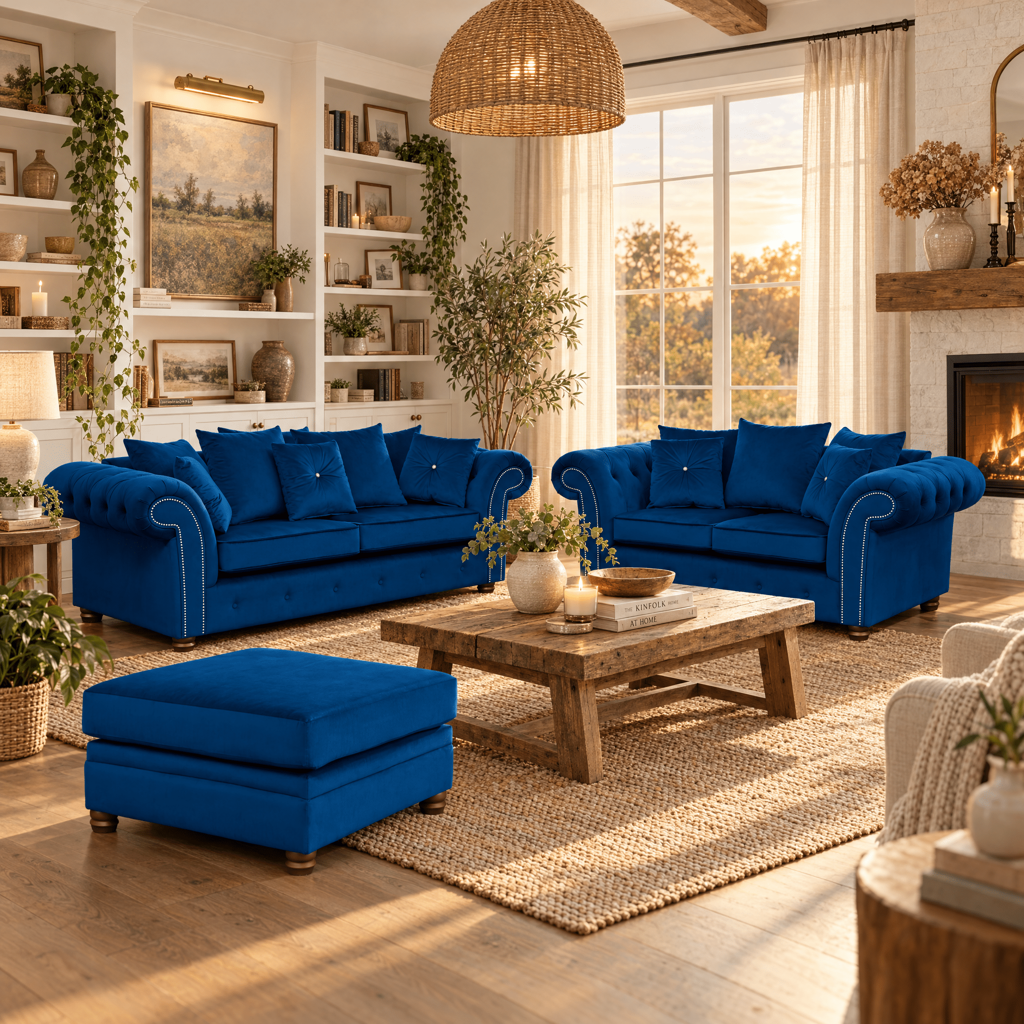 Belmont 3+2+Stool set OR