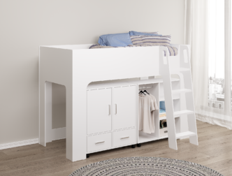 Eden White Midsleeper