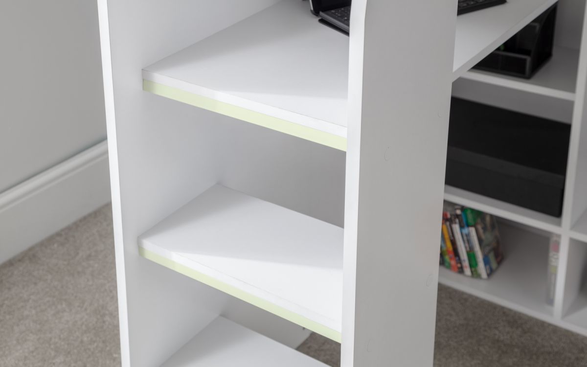 nebula-white-gaming-bed-ladder-steps-detail