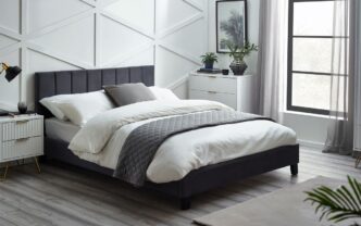 Rosa King Size Velvet Bed