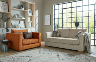 Leon 3 Seater Sofa with Snuggler