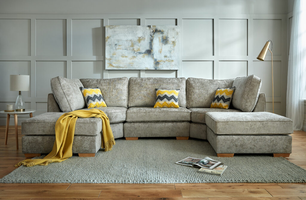 Nova 5 Modular Sofa with 2 Stools - Pay Weekly Home