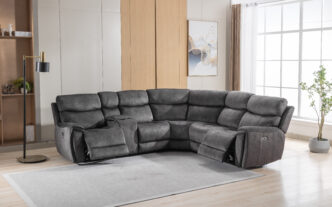 Seville 2CW2 Suede Electric Corner Recliner