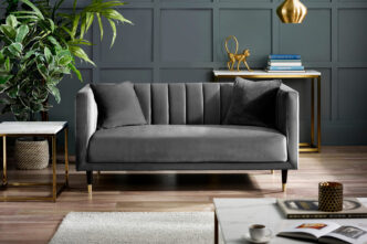 Salma Scalloped Back 2 Seater Sofa