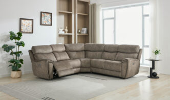 Seville 2W2 Suede Electric Corner Recliner