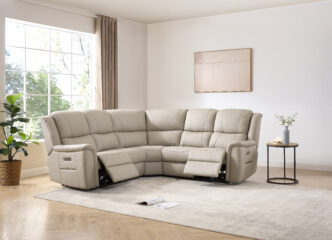 Melbourne 2C2 Electric Recliner Corner Sofa - Latte