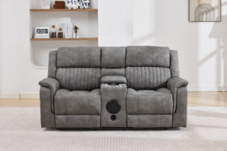 Roma 2 Seater Console Speaker Electric Recliner