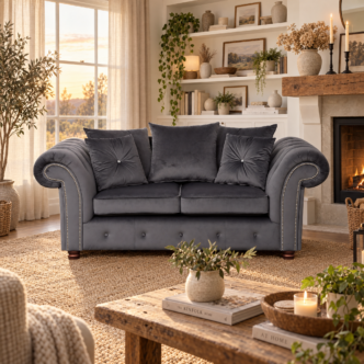 Belmont 2 Seater Sofa Granite