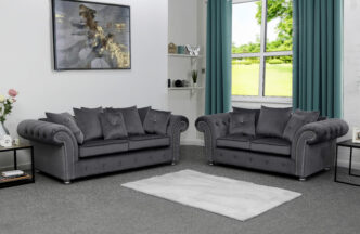 Belmont 3 & 2 Seater Sofas Granite