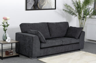 Finch 3 Seater Sofa Charcoal