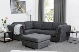 Joshua Small Corner Sofa with Footstool - Left-Handed