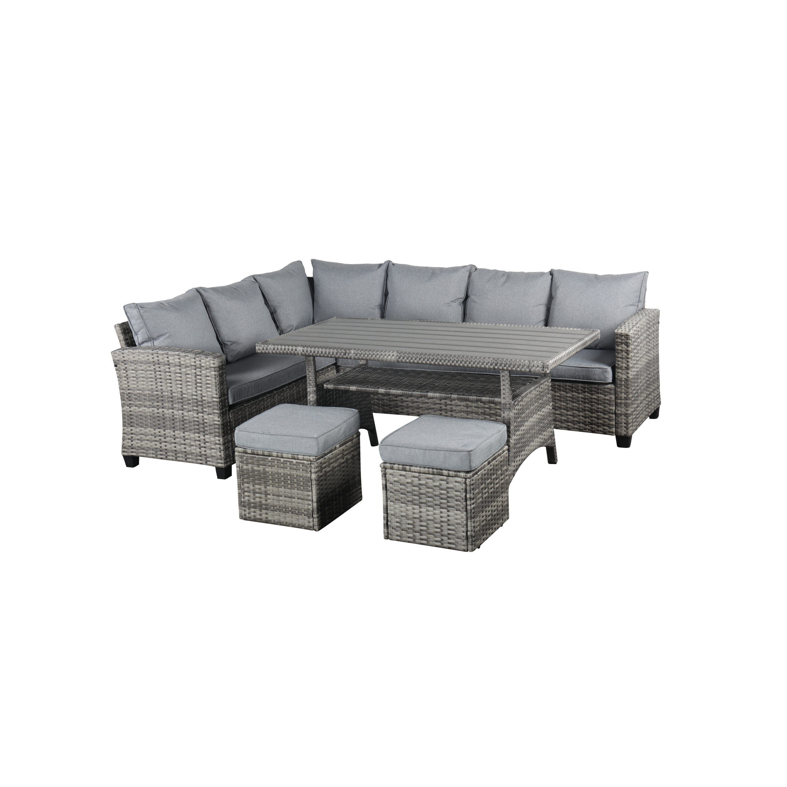5060832774949_Birchwood 8 Seat Rattan Corner Sofa Dining Set - Mixed Grey (1)