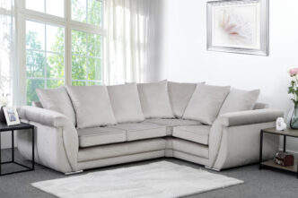 Kingfisher Small Corner Sofa - Mink - Right Handed