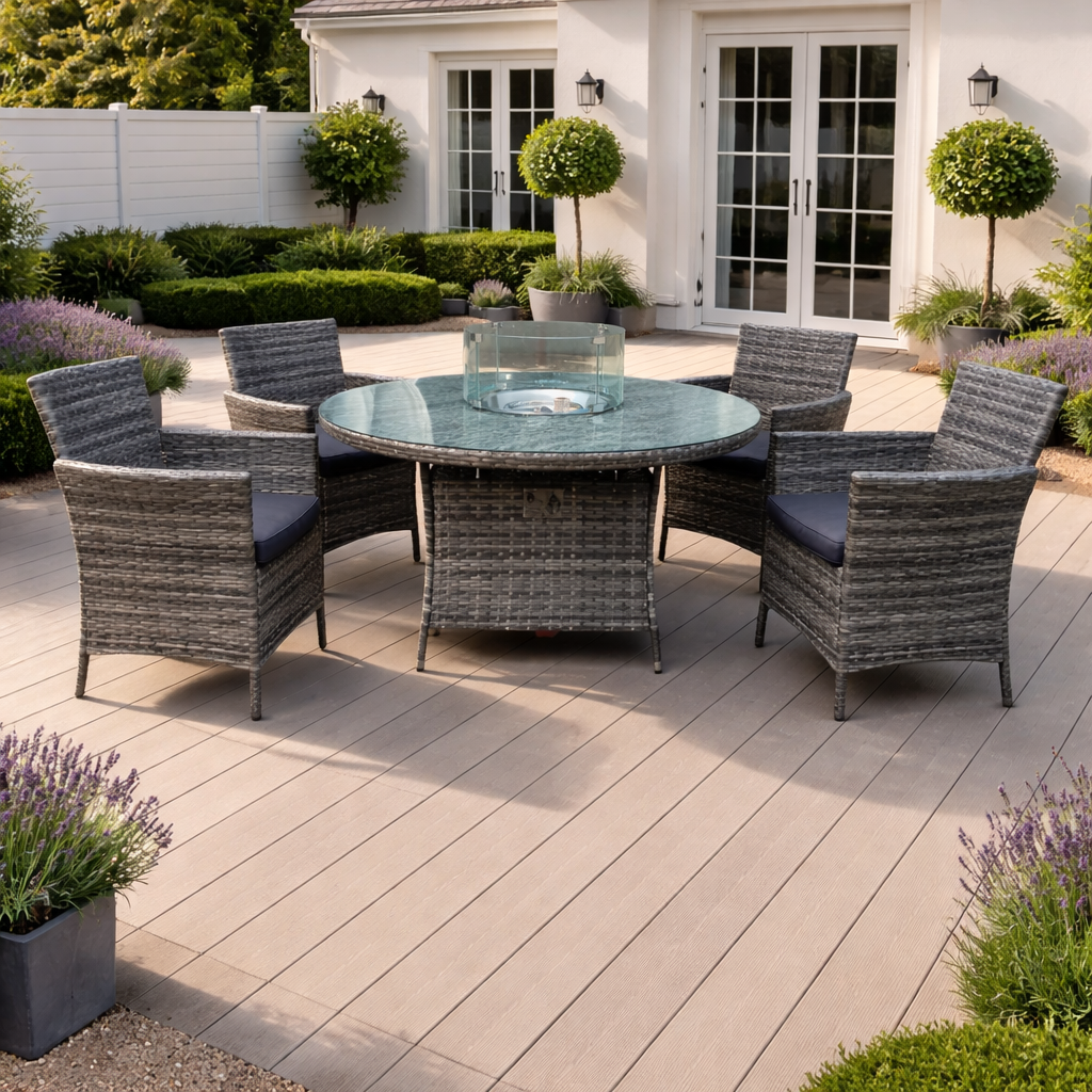 Aspen Firepit Table with 4 Chairs_1