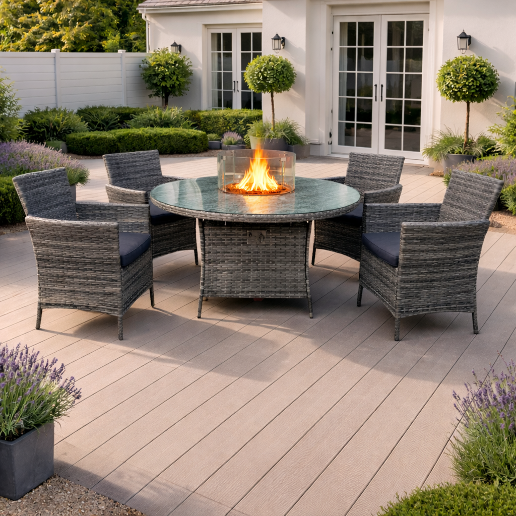 Aspen Firepit Table with 4 Chairs_2