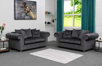 Belmont 2 & 2 Seater Sofas Granite