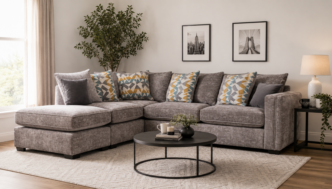 Sansa Corner Chaise - Shark