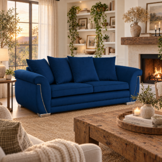Kingfisher 3 Seater Sofa - Royal