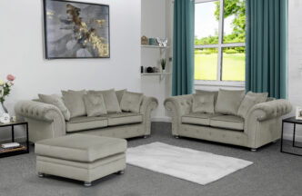 Belmont 3 & 2 Seater Sofas with Footstool Mink