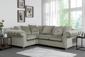 Belmont Small Corner Sofa Mink - Left Handed