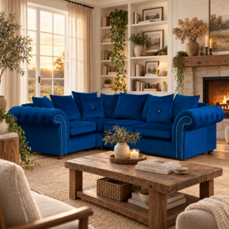 Belmont Small Corner Sofa Royal - Left Handed