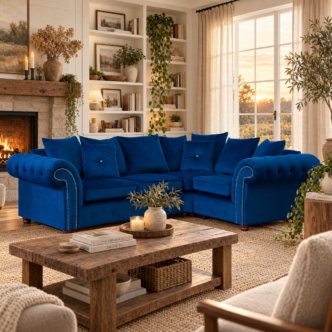 Belmont Small Corner Sofa Royal - Right Handed
